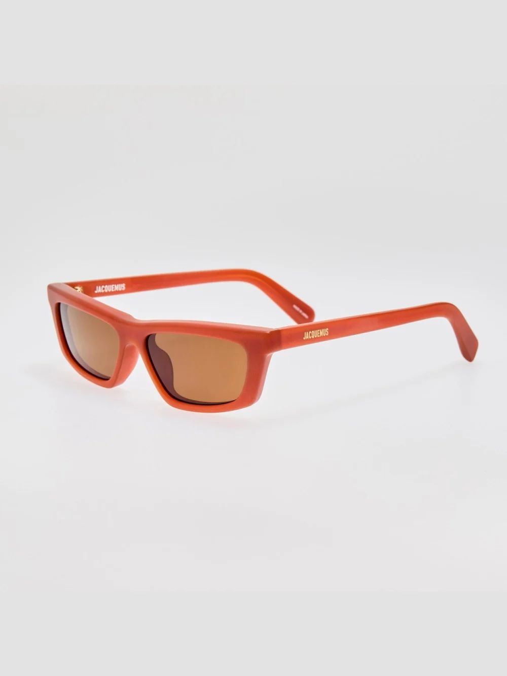 Linda Farrow Trapezi Sunglasses, metallic coffee, view 2