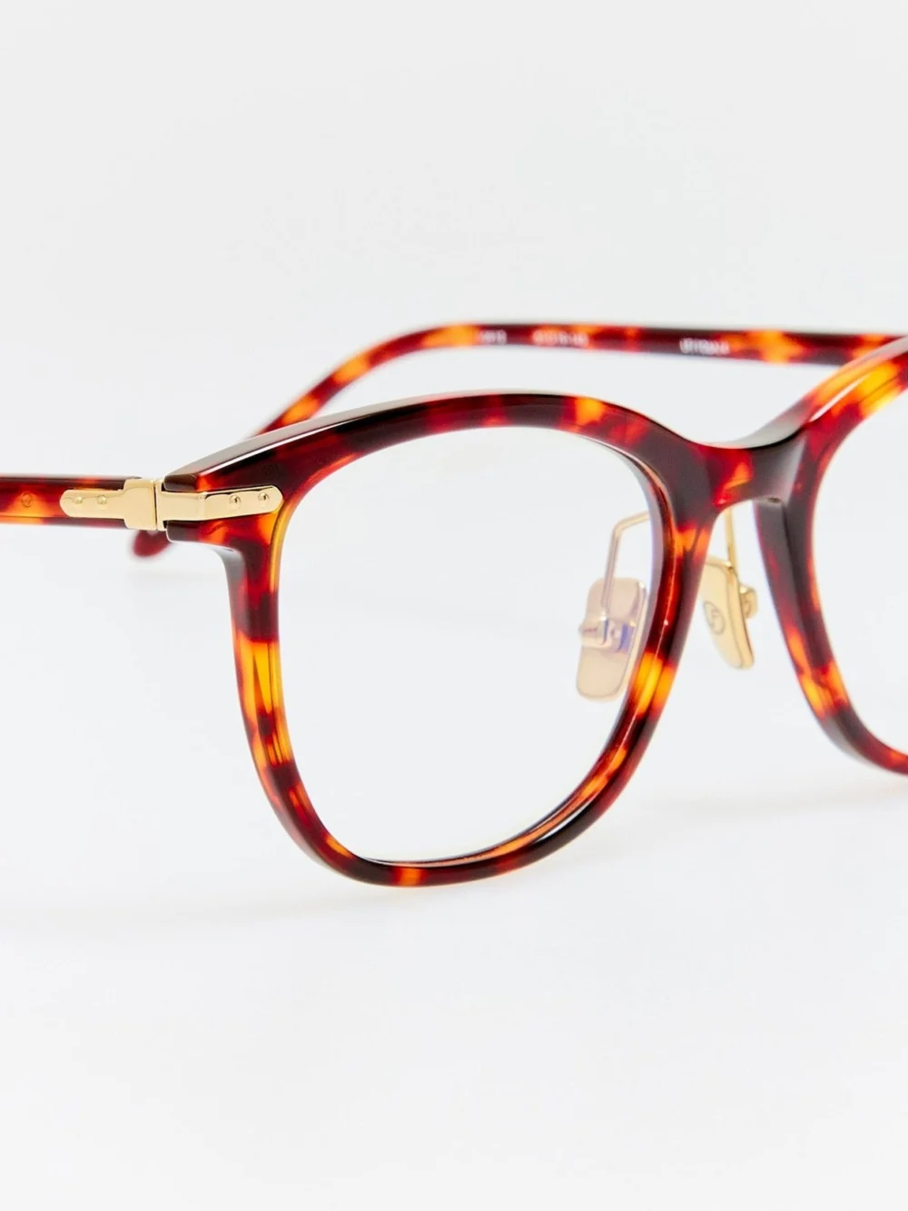 Linda Farrow Vanta Optical, dark tortoiseshell, view 6