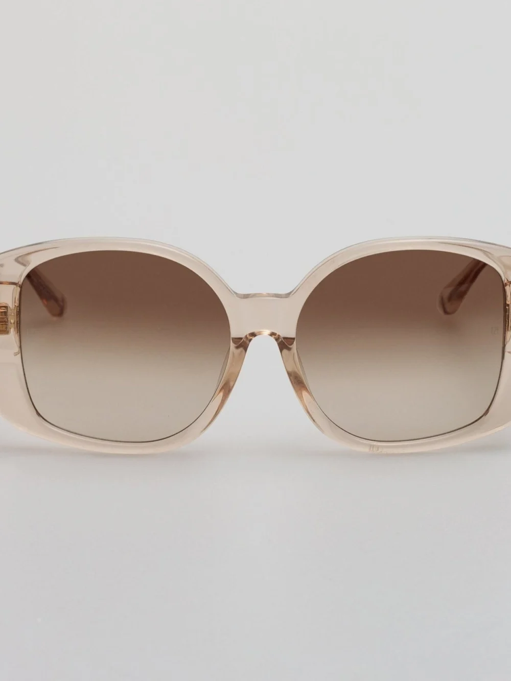 Linda Farrow Venus Oversized Sunglasses in ash