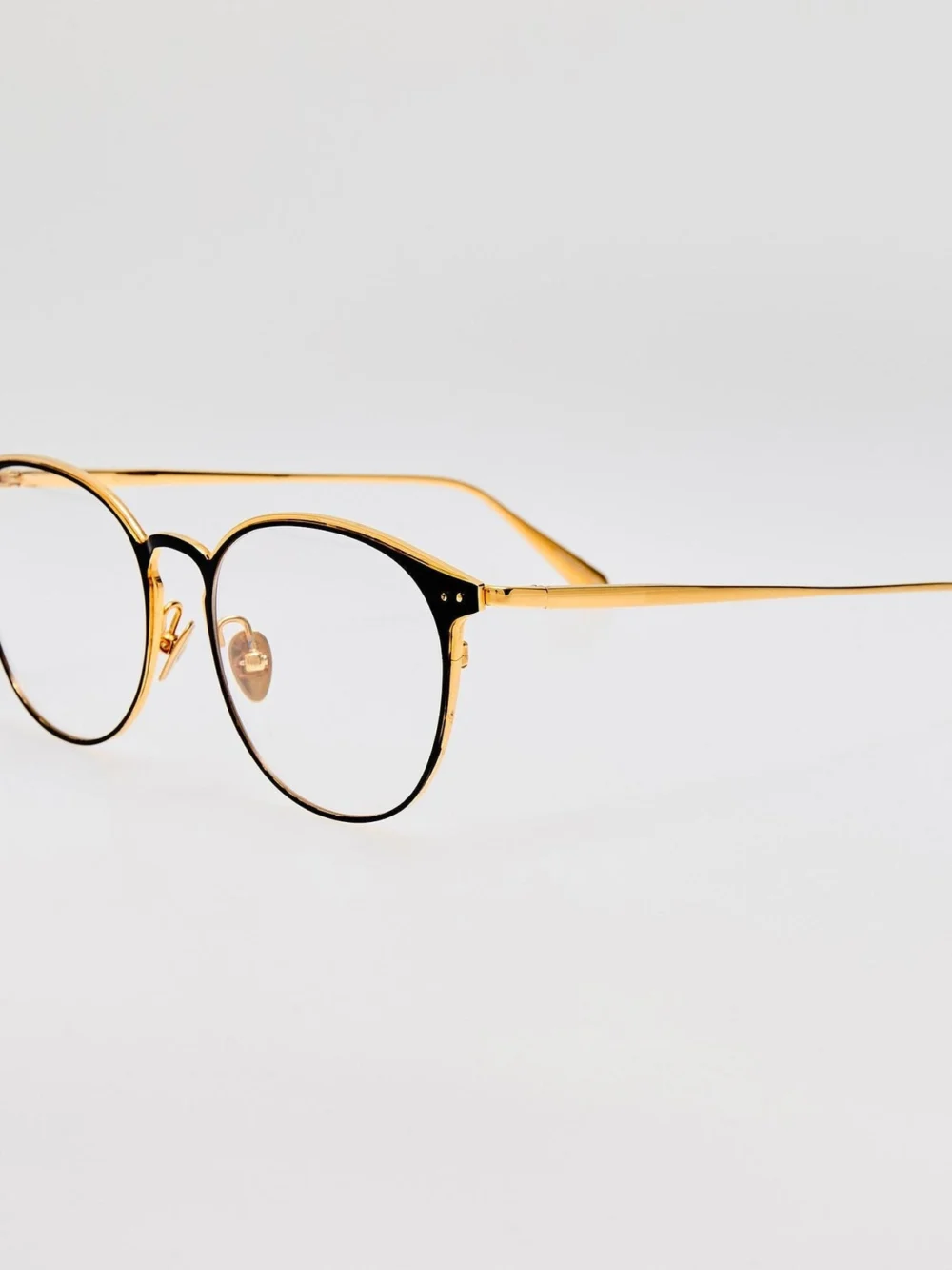 Linda Farrow Yves Optical, 22k yellow gold, view 2