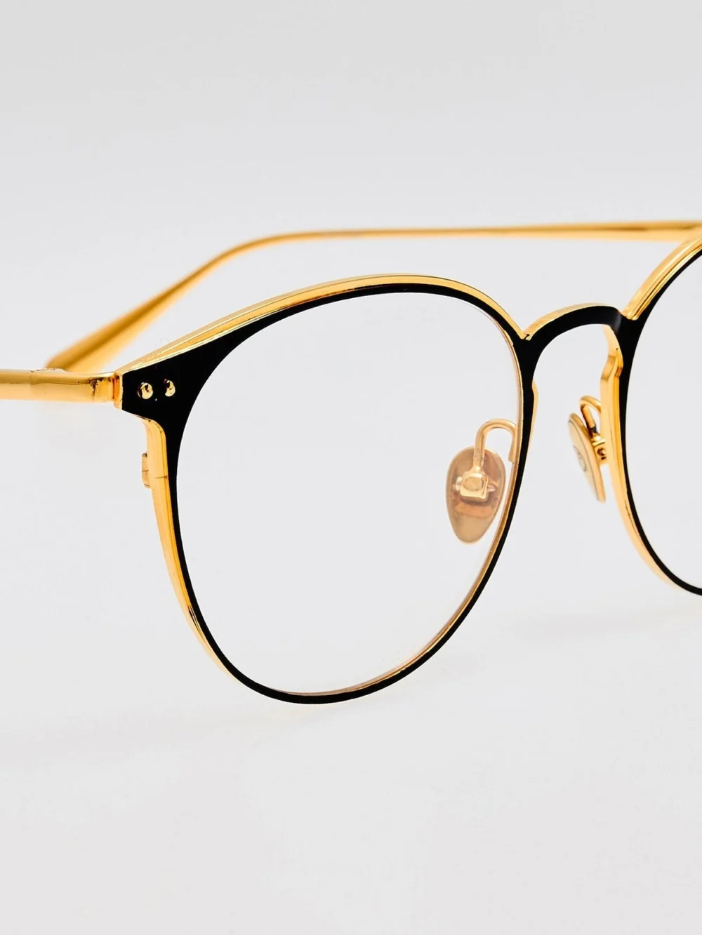 Linda Farrow Yves Optical, 22k yellow gold, view 4