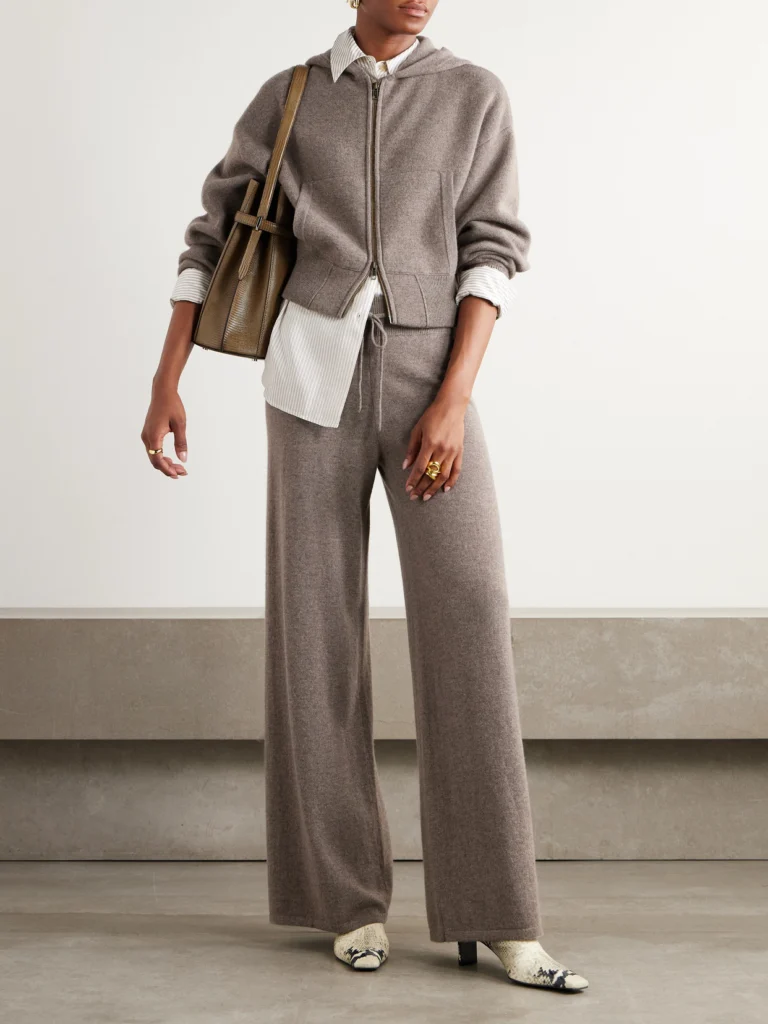 Lisa Yang Lilia Cropped Cashmere Hoodie