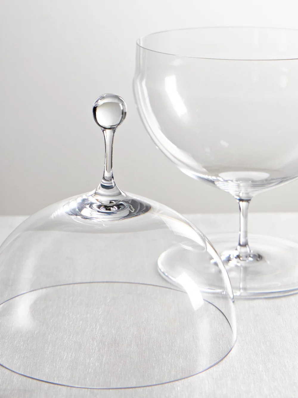 Close-up detail of the Lobmeyr Crystal Glass Candy Dish