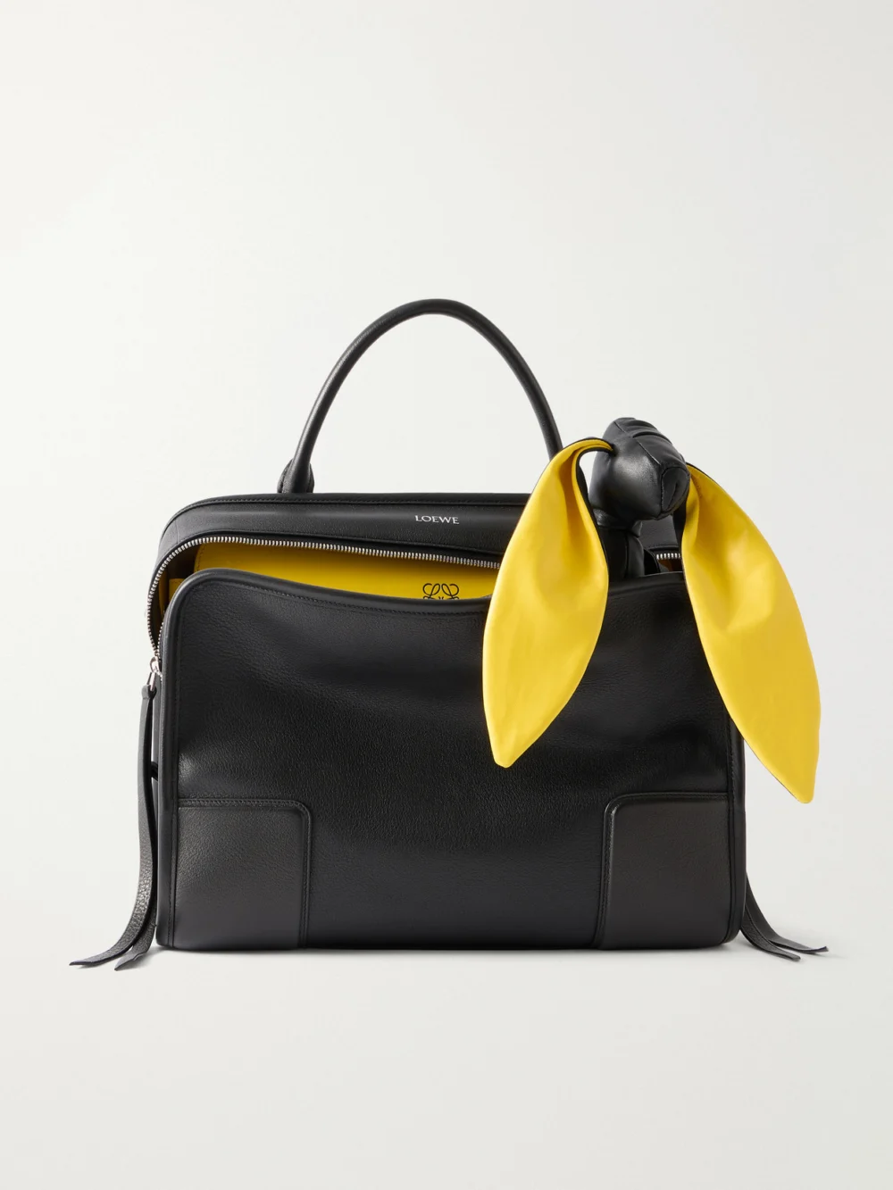 Loewe Amazona 180 Leather Tote in black