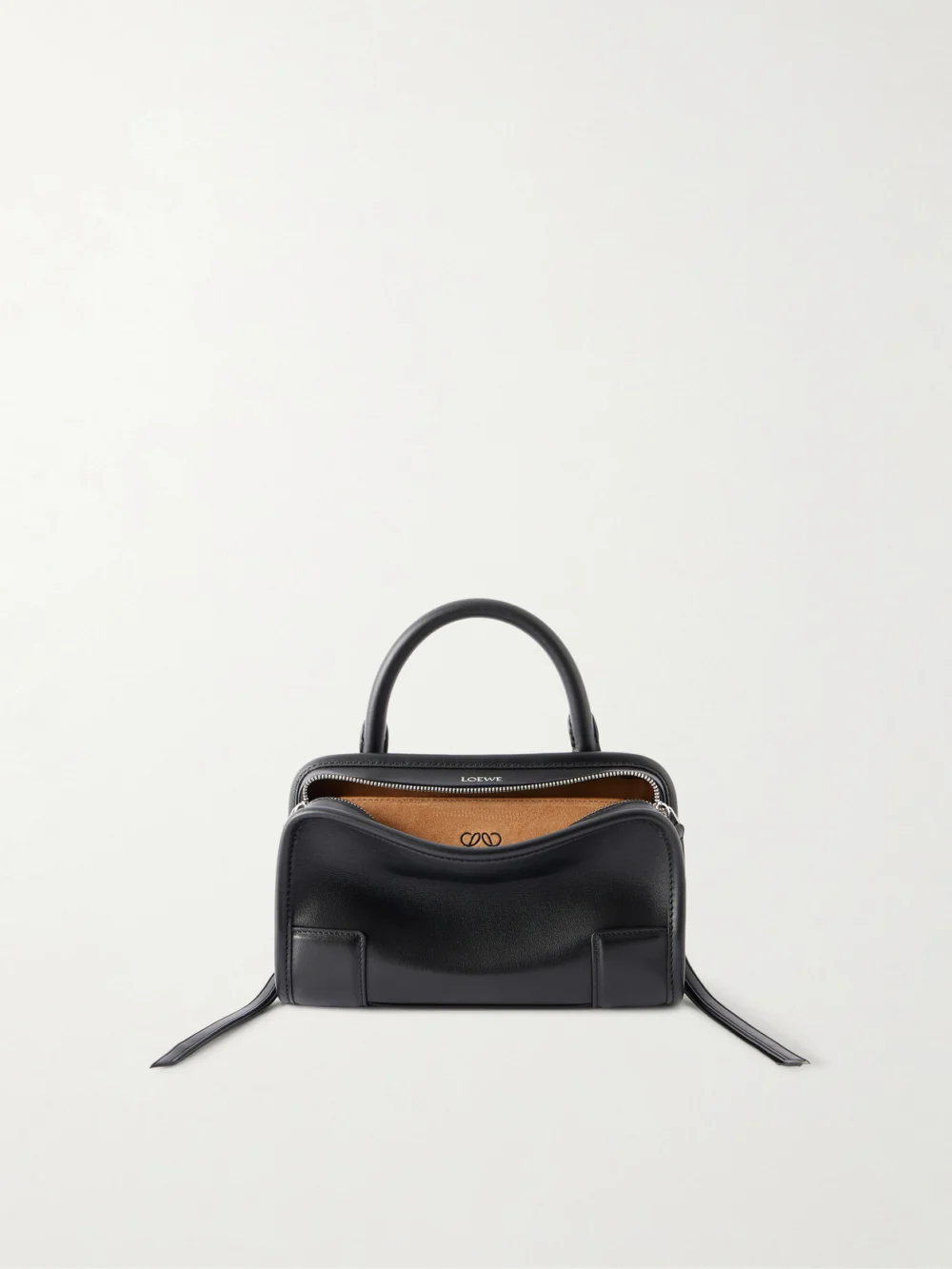 Loewe Amazona 180 Mini Leather Top-handle Bag in black