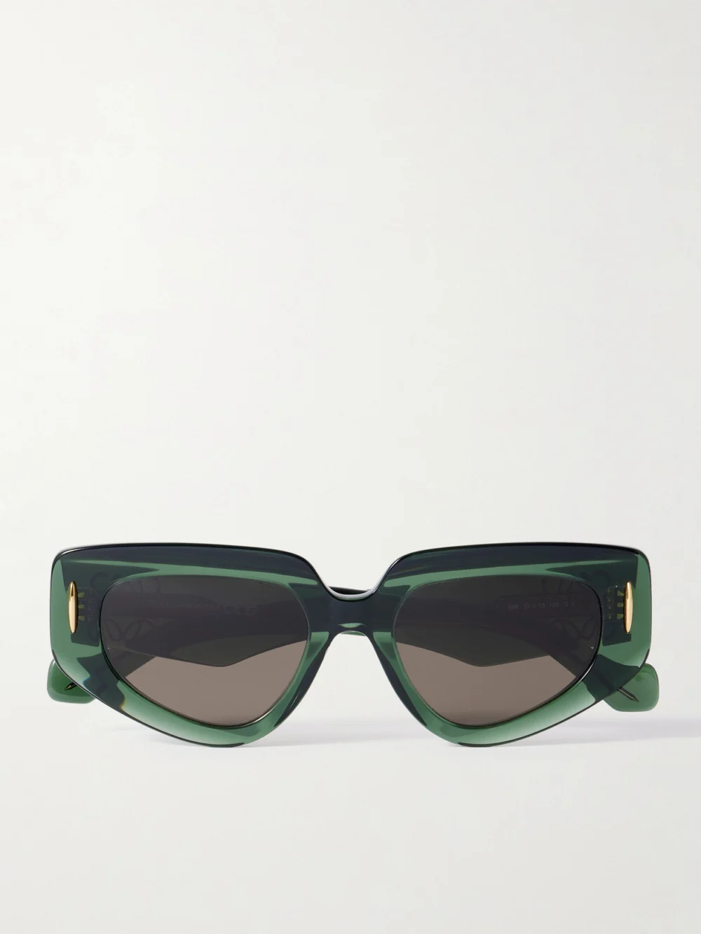 Loewe Anagram Cat-eye Acetate Sunglasses in green