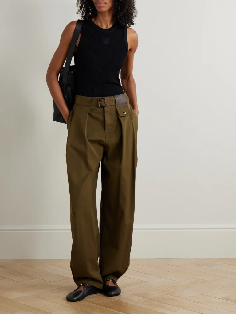 Loewe Anagram-embroidered Ribbed Tank