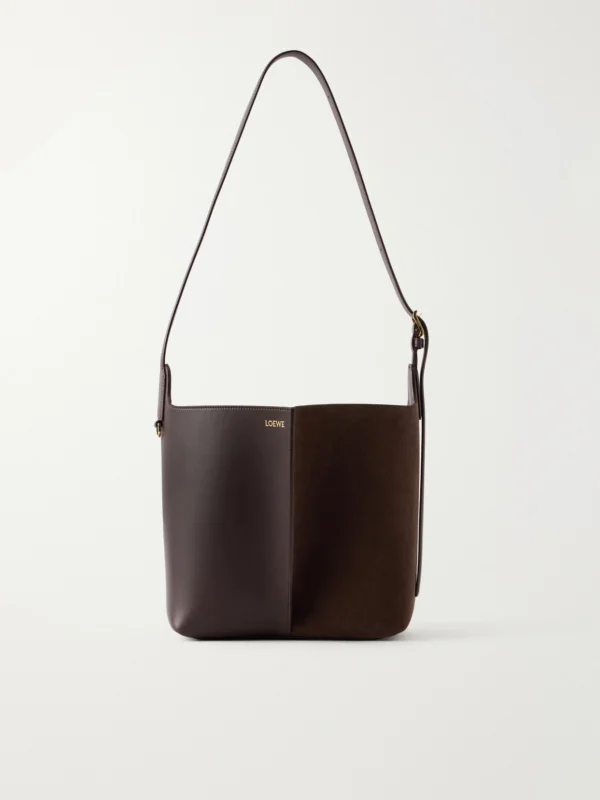 Loewe Bilbao Suede and Leather Tote
