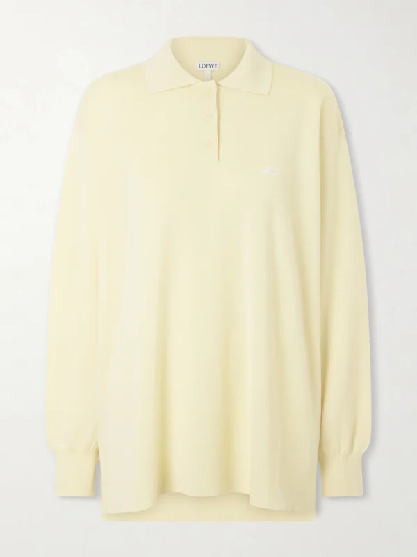 Loewe Cashmere and Silk-blend Polo Shirt