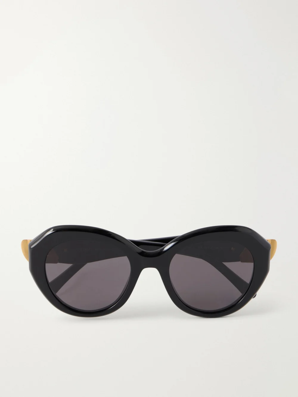 Loewe Coil Cat-eye Acetate Sunglasses in black