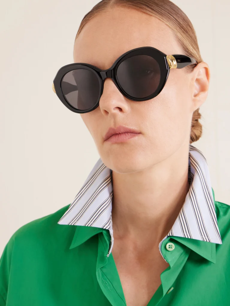 Loewe Coil Cat-eye Acetate Sunglasses