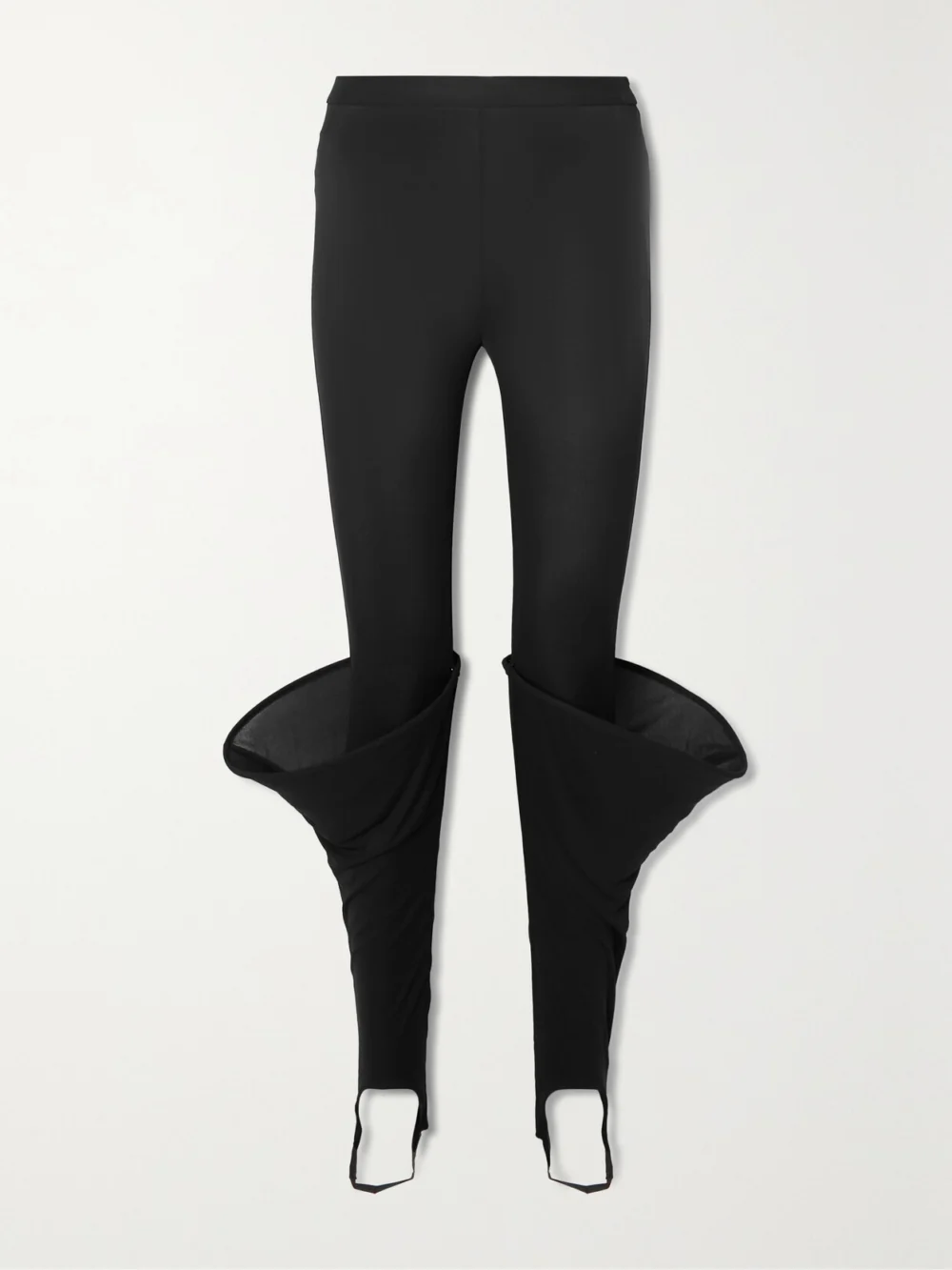Loewe Crepe Stirrup Leggings in black
