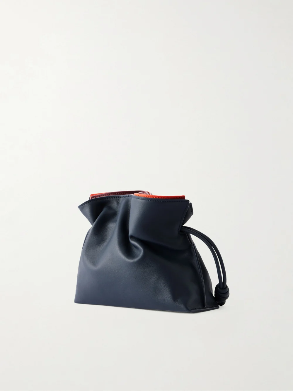 Back view of the Loewe Flamenco Layers Mini Leather Clutch