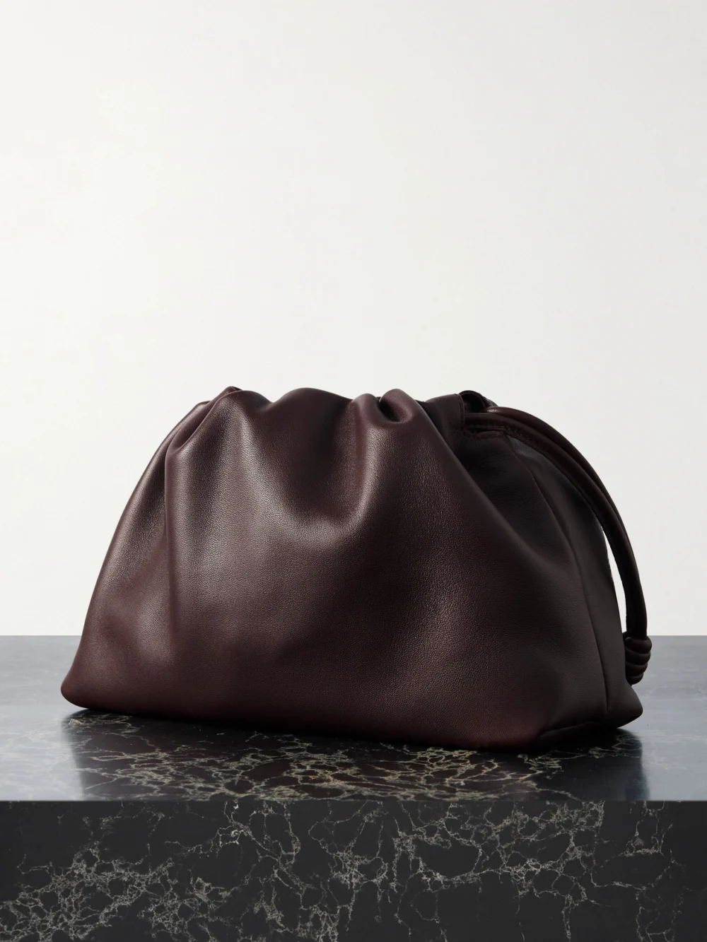 Back view of the Loewe Flamenco Leather Clutch