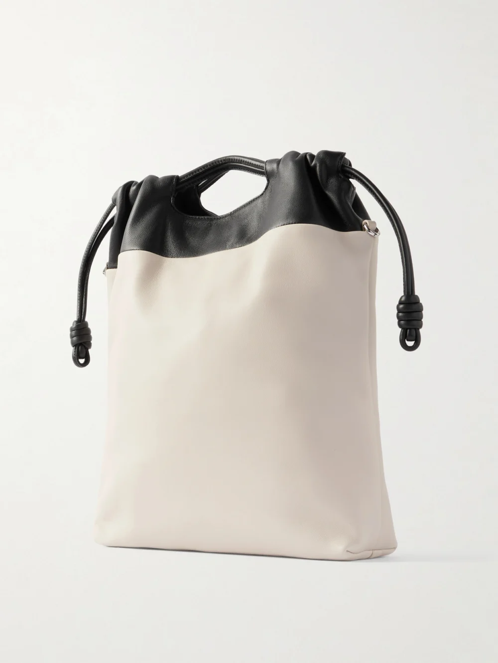 Back view of the Loewe Flamenco Two-tone Leather Tote