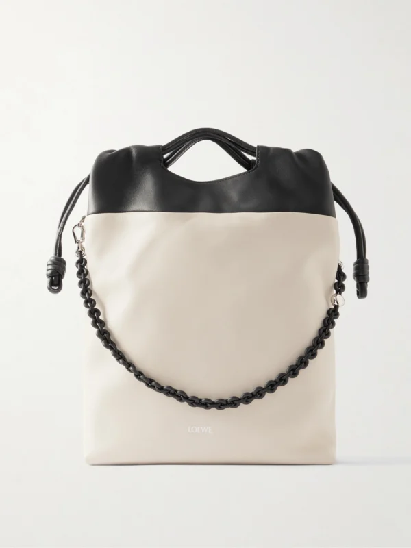 Loewe Flamenco Two-tone Leather Tote