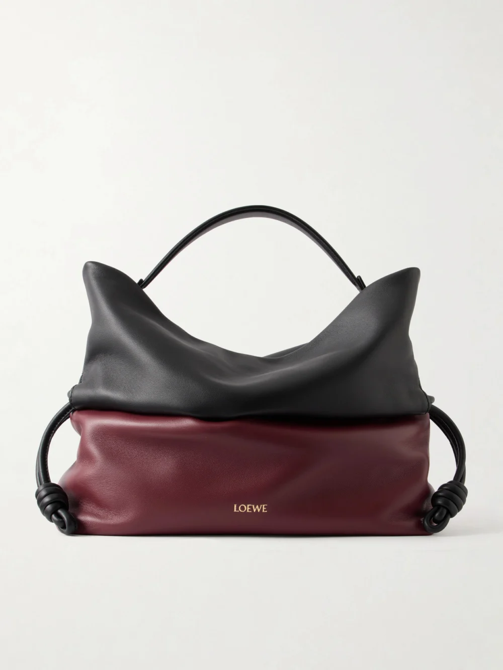 Loewe Flamenco Two-tone Leather Tote in multi