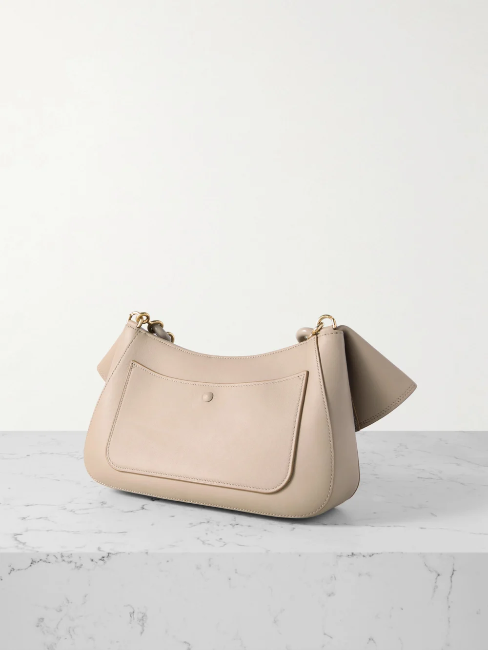 Back view of the Loewe Ola Medium Embellished Leather Shoulder Bag