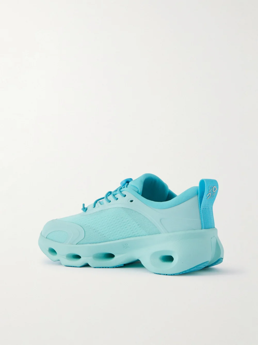Back view of the Loewe + on Cloud Rubber-trimmed Recycled-mesh Sneakers