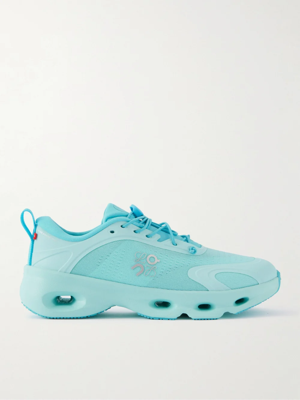 Loewe + on Cloud Rubber-trimmed Recycled-mesh Sneakers in turquoise