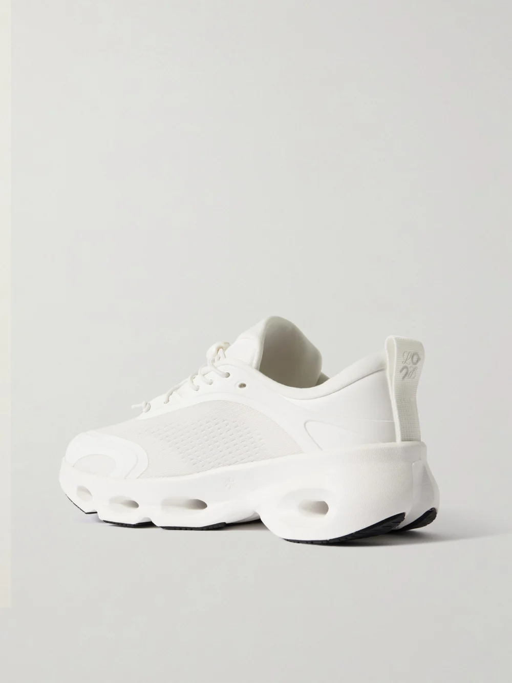 Back view of the Loewe + on Cloud Rubber-trimmed Recycled-mesh Sneakers