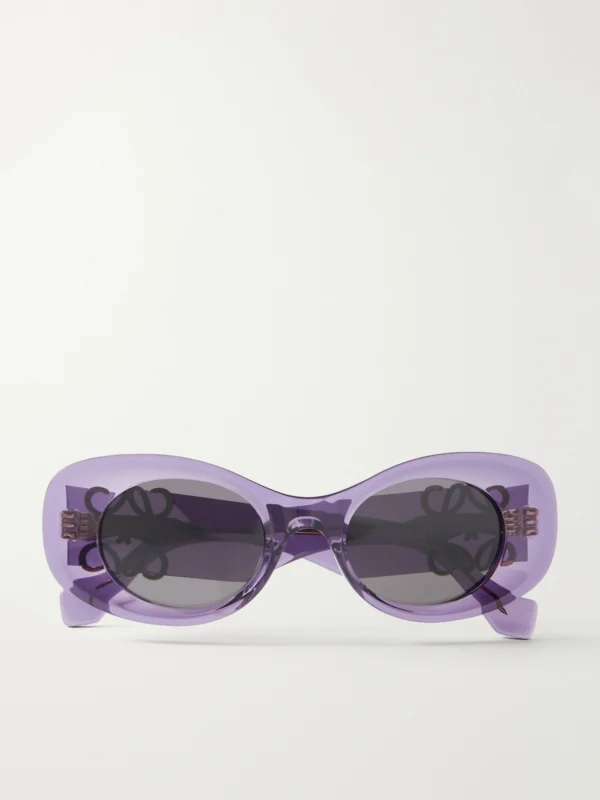 Loewe Oval-frame Acetate Sunglasses