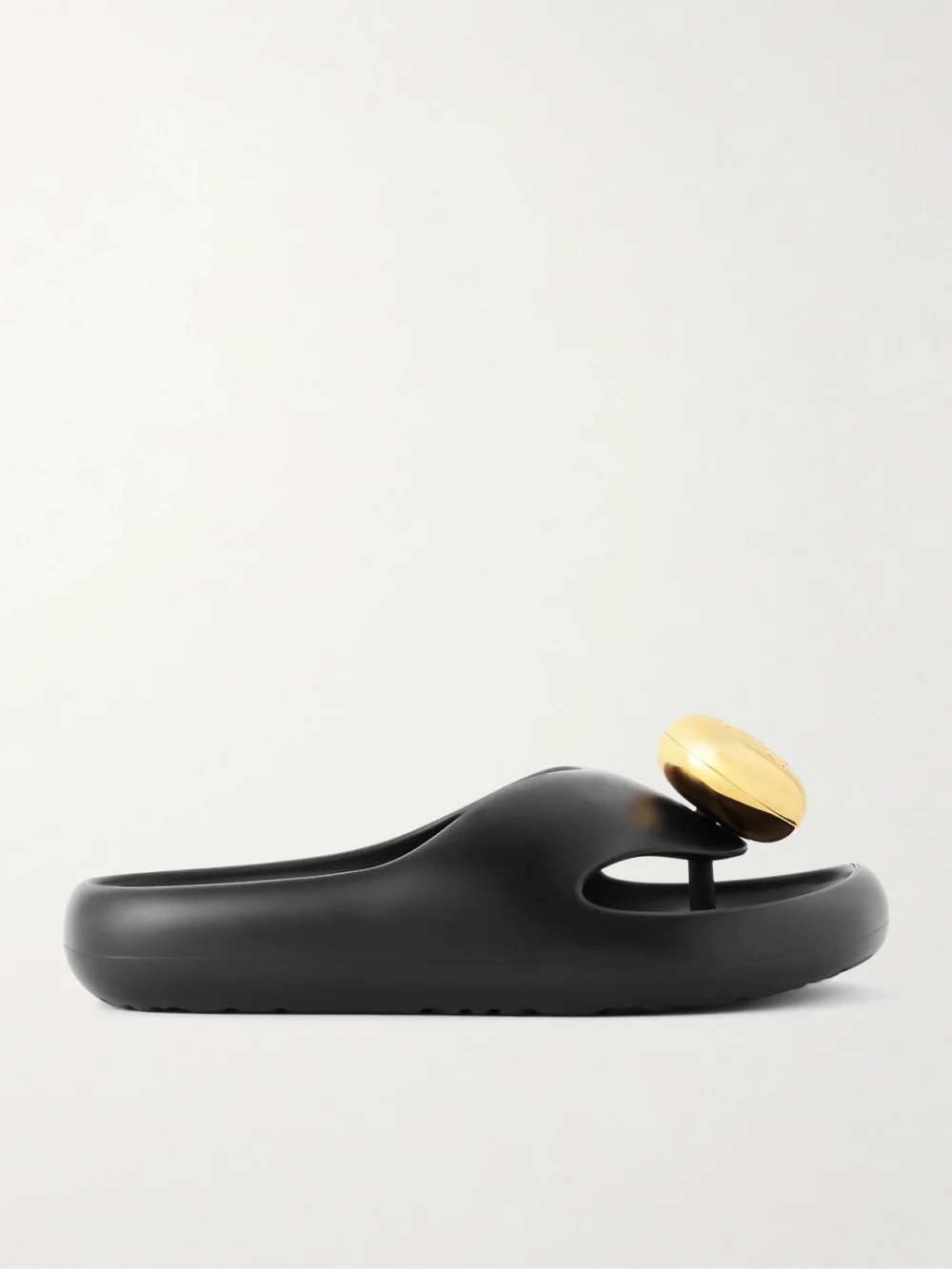 Loewe + Paula's Ibiza Bubble Logo-detailed Rubber Slides in black