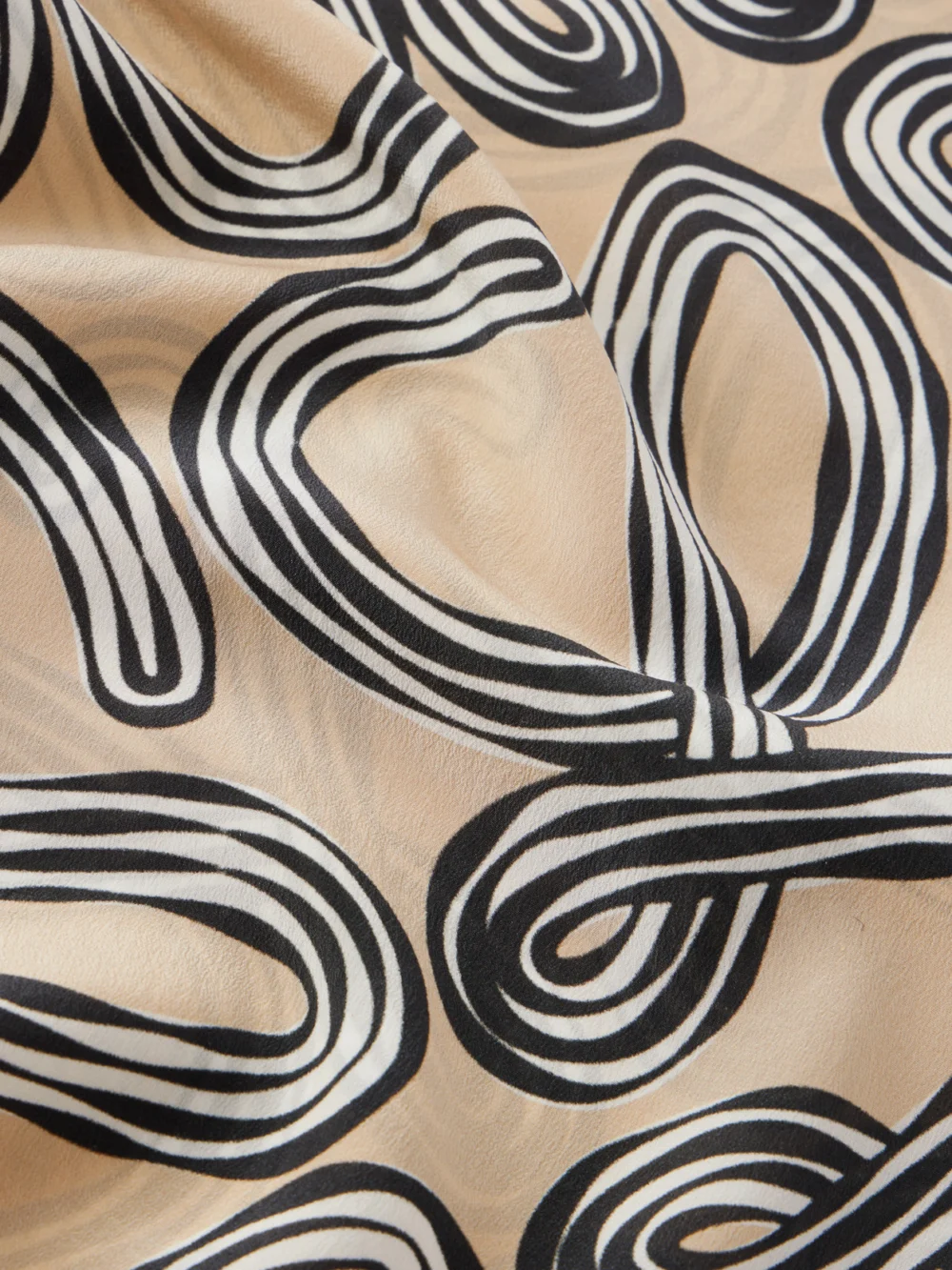 Close-up detail of the Loewe + Paula's Ibiza Printed Silk Scarf
