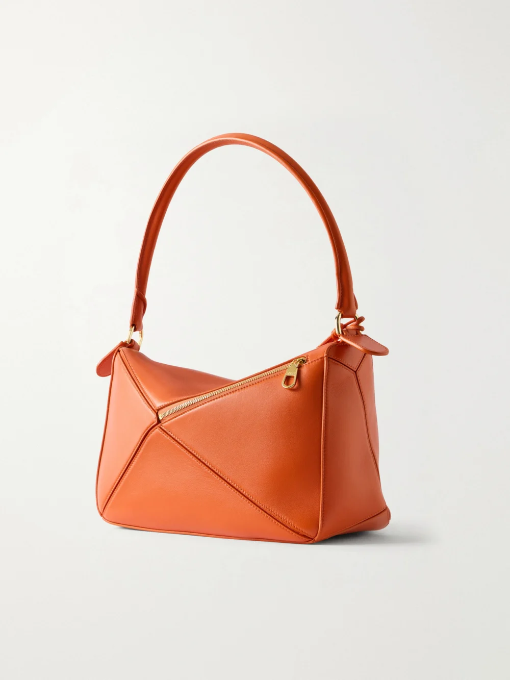 Back view of the Loewe + Paula's Ibiza Puzzle Small Leather Shoulder Bag
