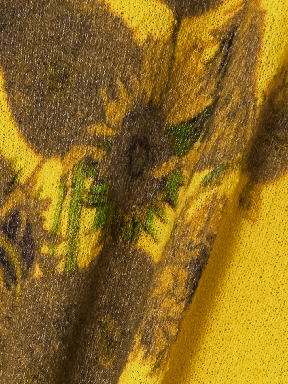 Close-up detail of the Loewe Printed Cotton-blend Terry T-shirt