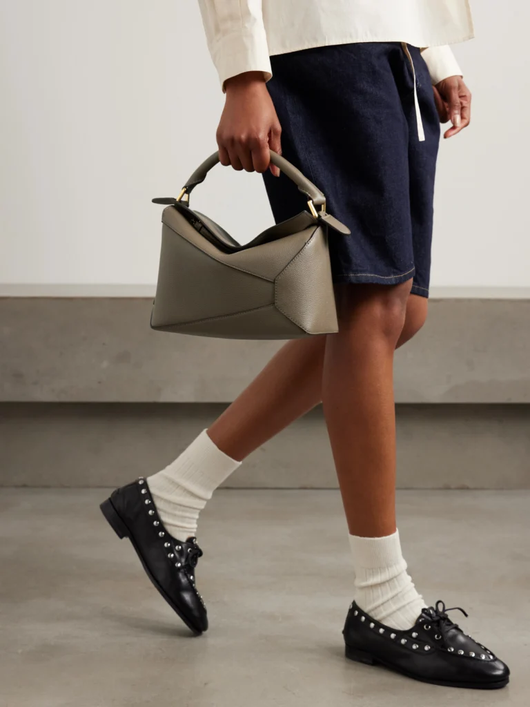 Loewe Puzzle Edge Small Textured-leather Shoulder Bag