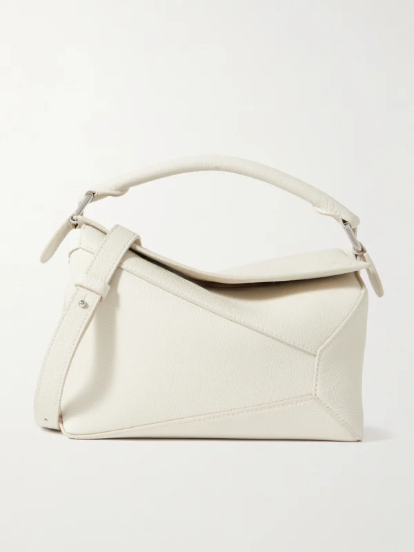 Loewe Puzzle Edge Small Textured-leather Shoulder Bag