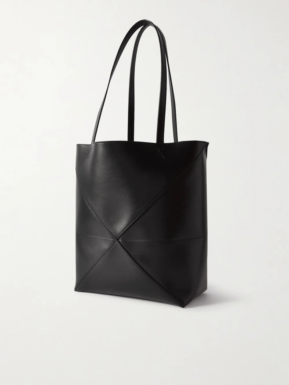 Back view of the Loewe Puzzle Fold Convertible Medium Leather Tote