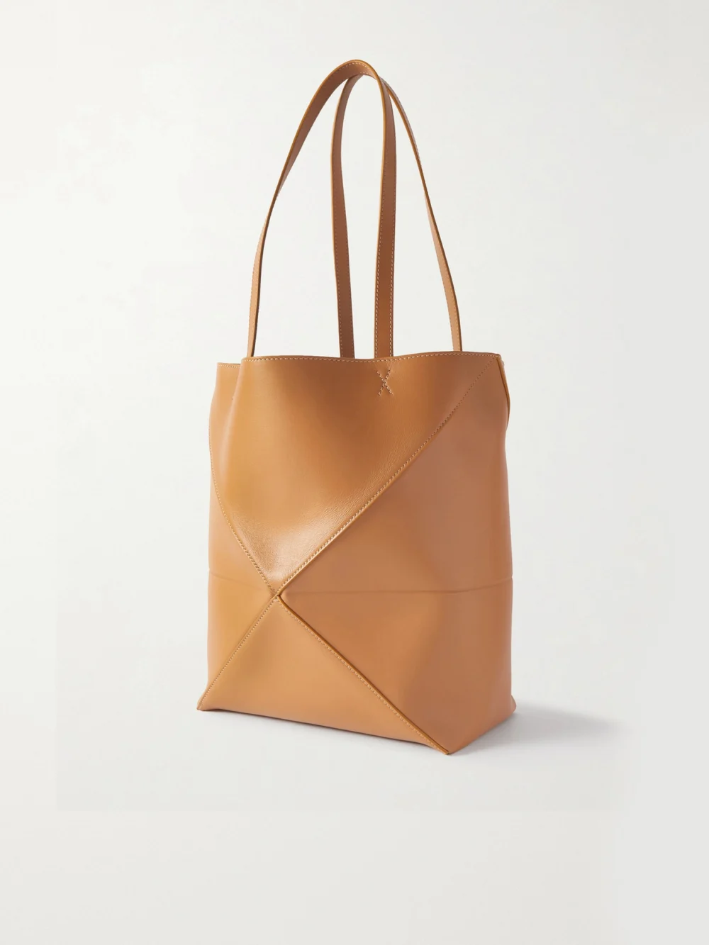 Back view of the Loewe Puzzle Fold Convertible Medium Leather Tote