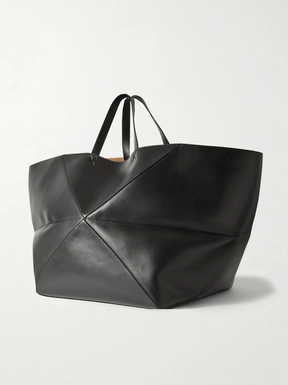 Back view of the Loewe Puzzle Fold Xl Convertible Leather Tote