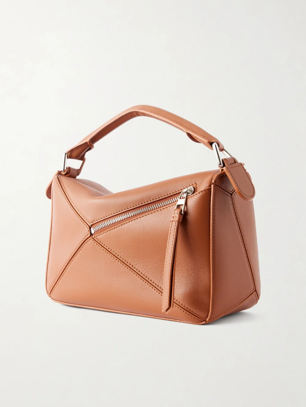 Back view of the Loewe Puzzle Layers Small Leather Shoulder Bag