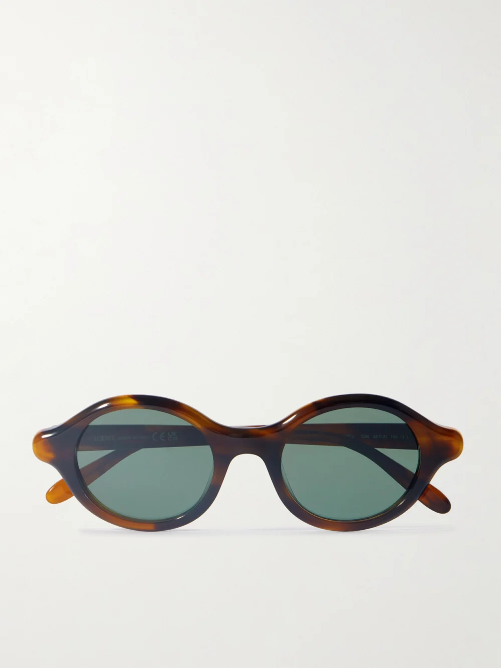 Loewe Round-frame Tortoiseshell Acetate Sunglasses in brown