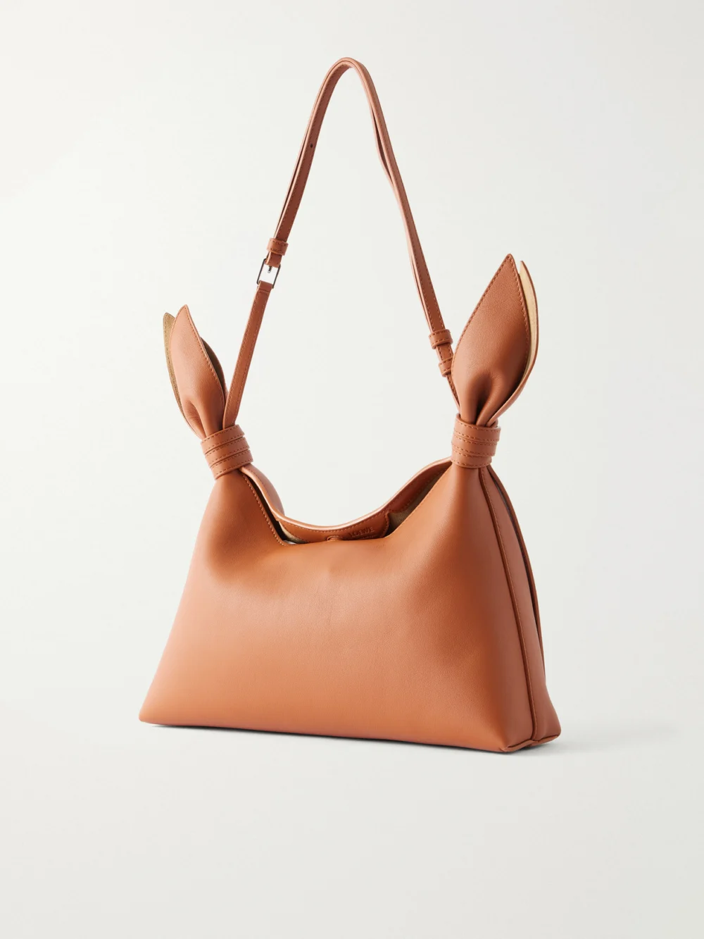Back view of the Loewe Scarf Medium Knot-detailed Leather Shoulder Bag