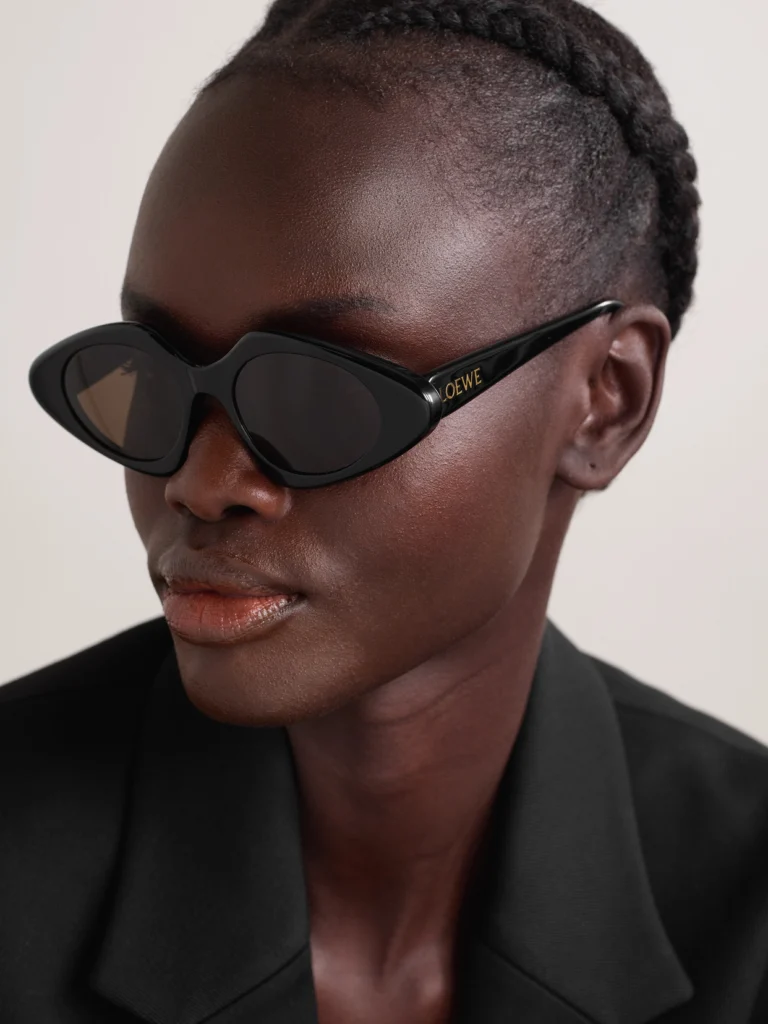 Loewe Slim Cat-eye Acetate Sunglasses