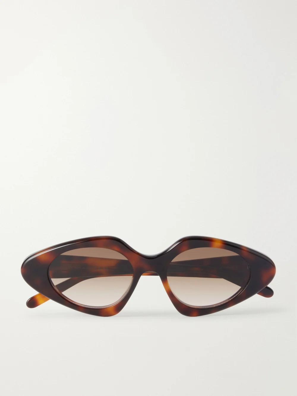 Loewe Slim Cat-eye Tortoiseshell Acetate Sunglasses