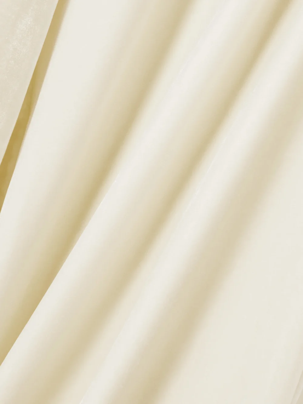 Close-up detail of the Loretta Caponi Ada Embroidered Tulle-trimmed Velvet Straight-leg Pants