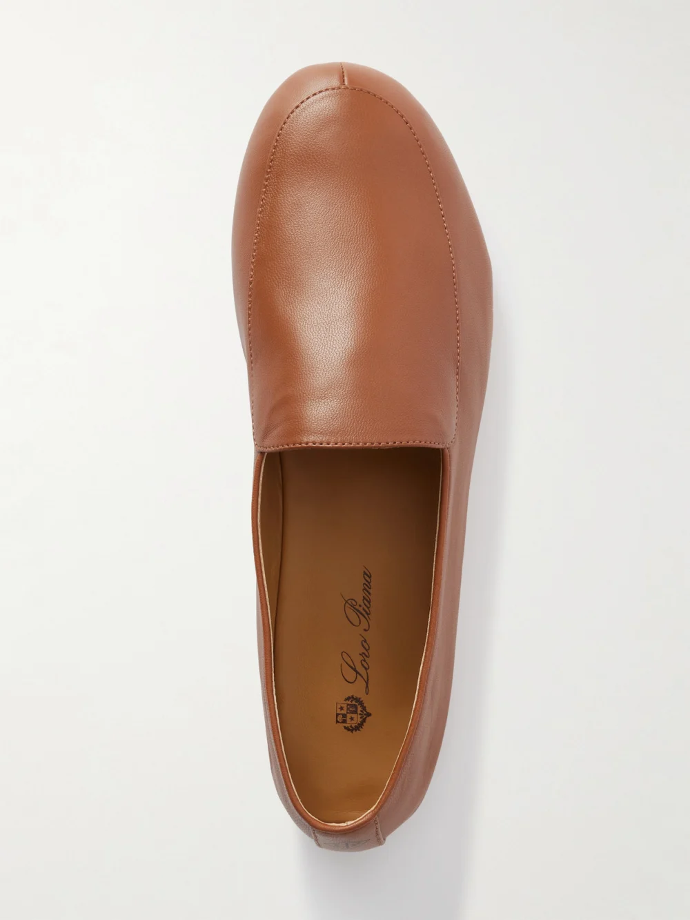 Loro Piana Anton Walk Leather Loafers, another view
