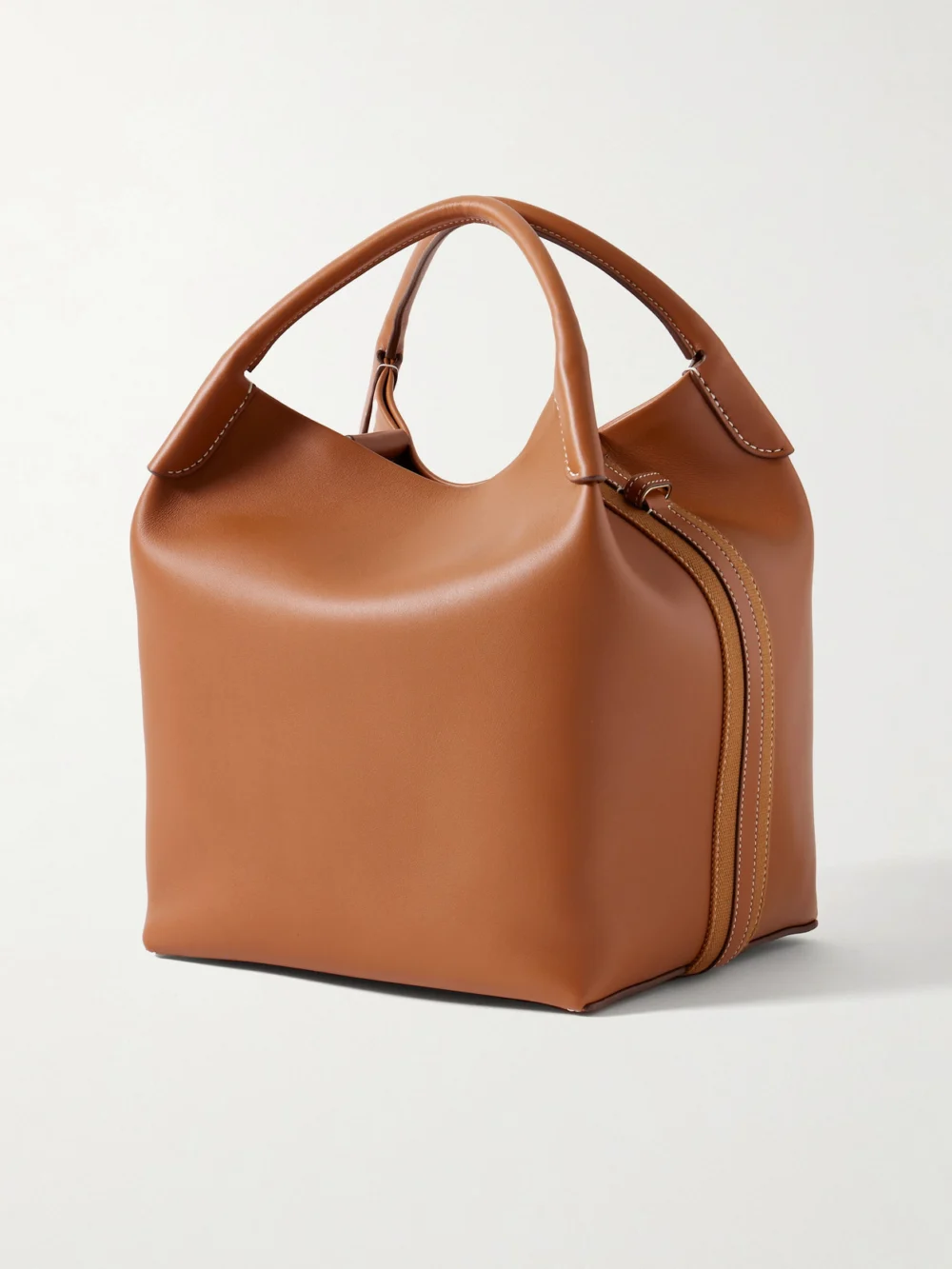 Back view of the Loro Piana Bale Large Leather Bag