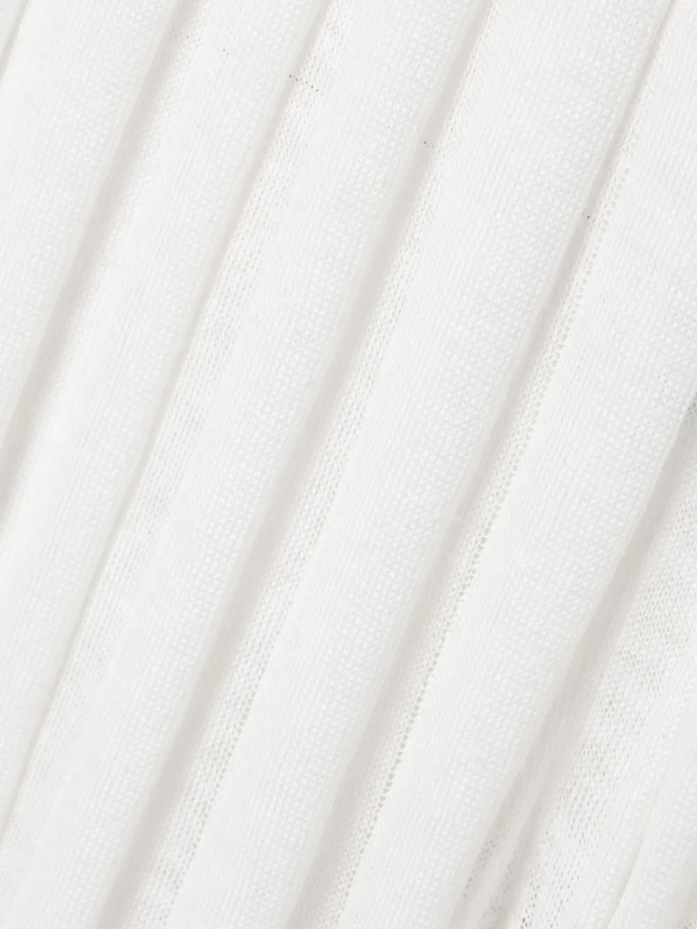 Close-up detail of the Loro Piana Balloon Pleated Linen Pants