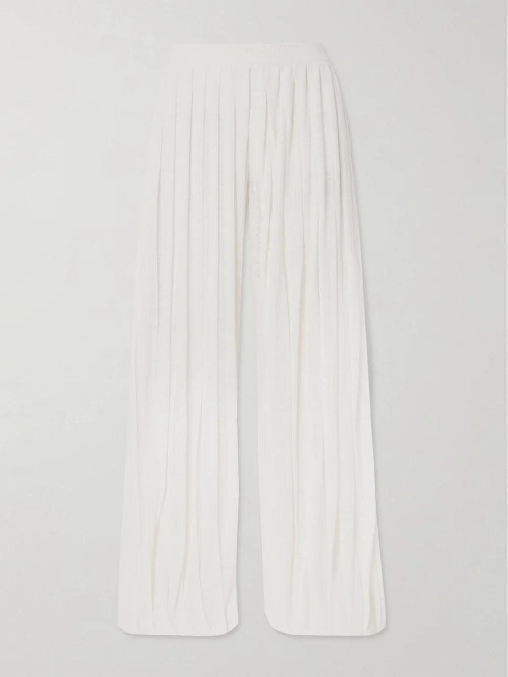 Loro Piana Balloon Pleated Linen Pants in white
