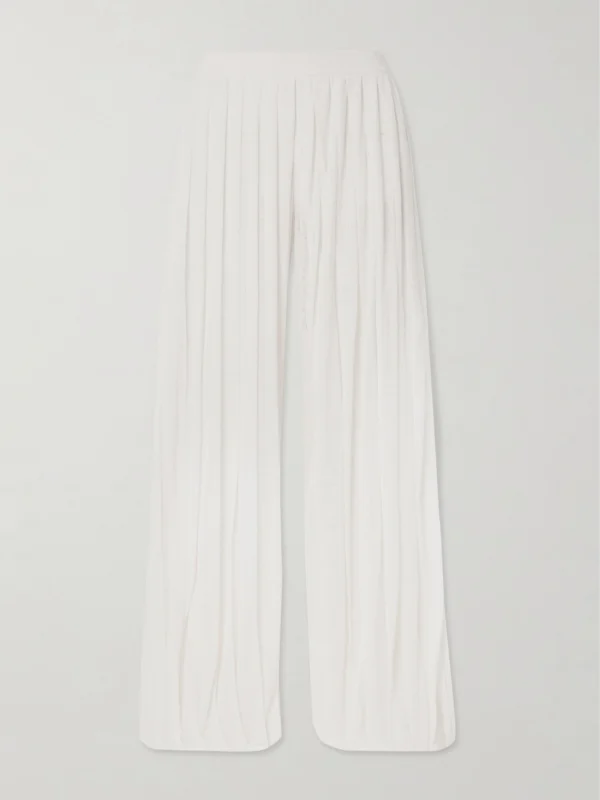Loro Piana Balloon Pleated Linen Pants