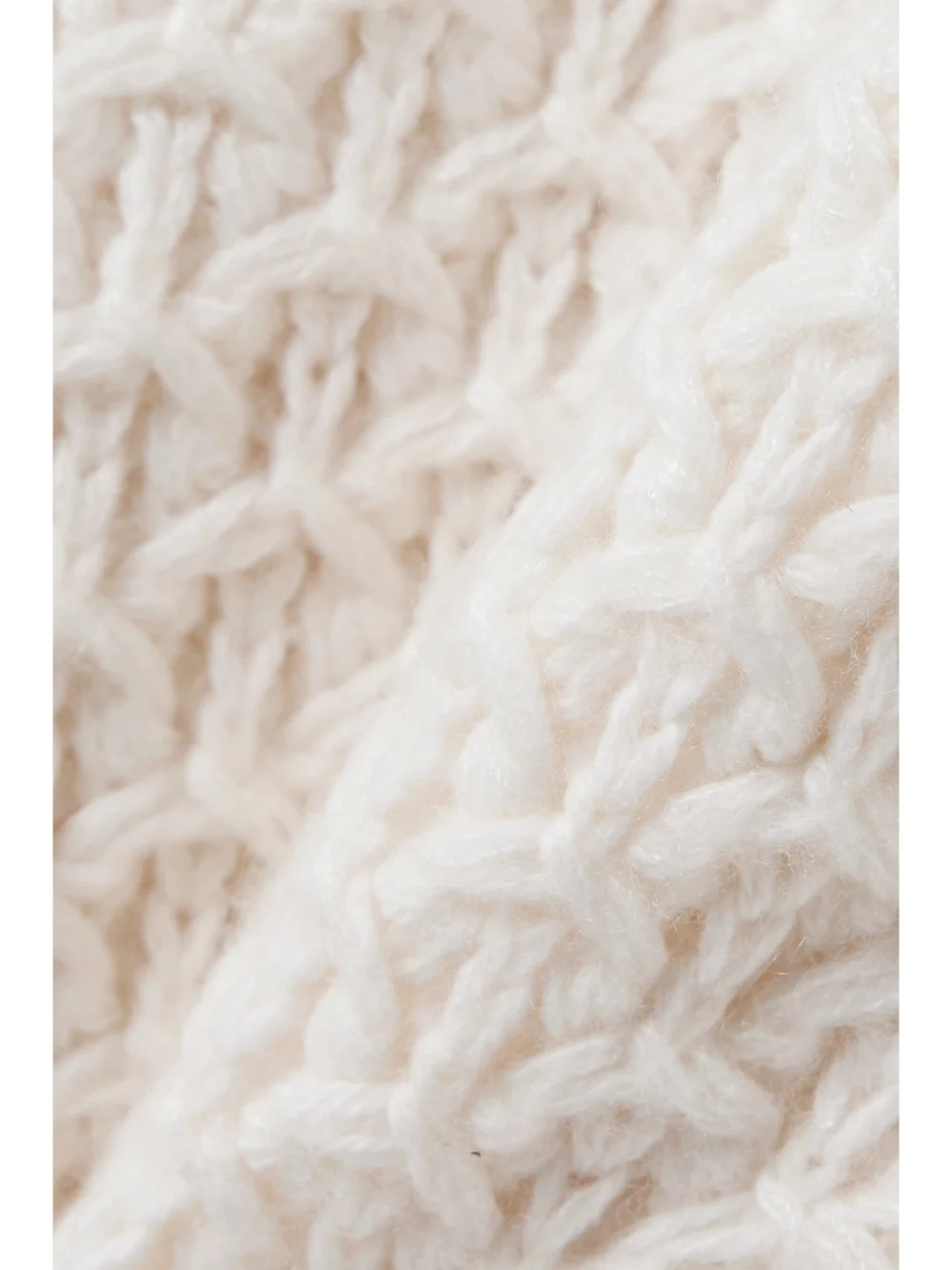 Close-up detail of the Loro Piana Cashmere and Silk-blend Turtleneck Sweater