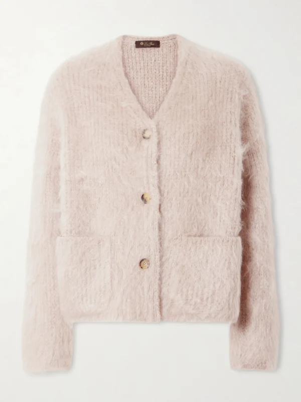 Loro Piana Cherry Hill Mohair and Cashmere-blend Cardigan