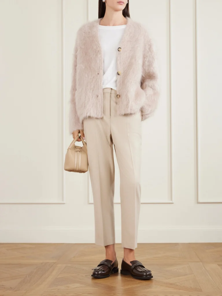 Loro Piana Cherry Hill Mohair and Cashmere-blend Cardigan