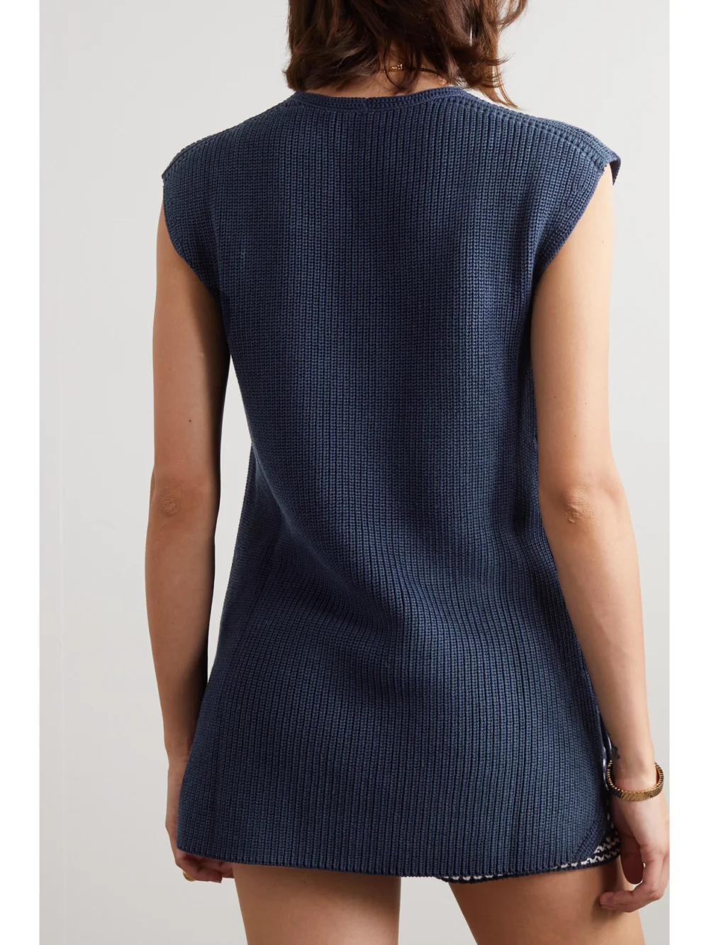 Back view of the Loro Piana Cotton Top